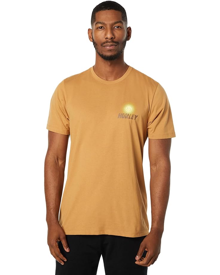 

Футболка Hurley Happy Sun Guy Short Sleeve Tee, цвет Earthstone