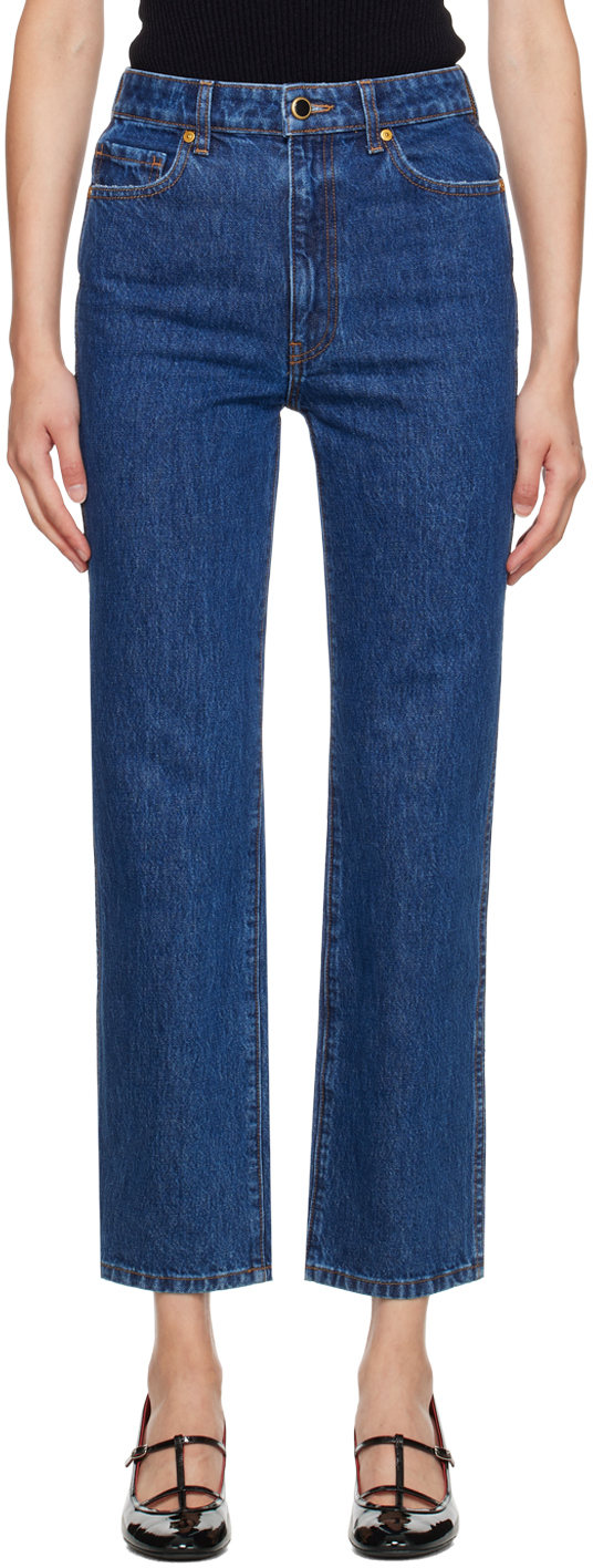 Синие джинсы Abigail KHAITE цена и фото