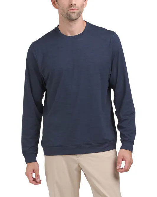 

Топ Cloudspun Upf 50 с круглым вырезом Puma Golf, темно-синий