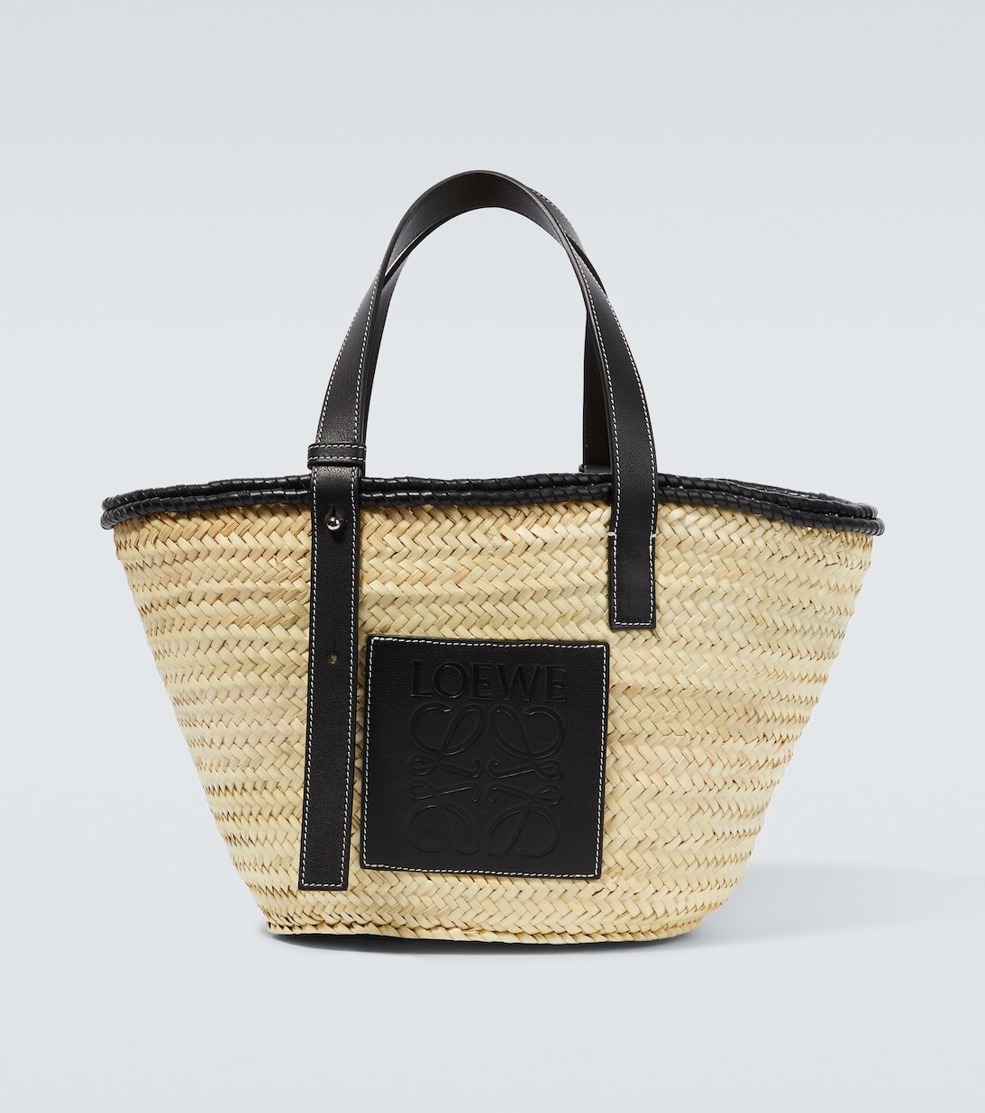 

Сумка-корзина Paula's Ibiza с кожаной отделкой Loewe, бежевый