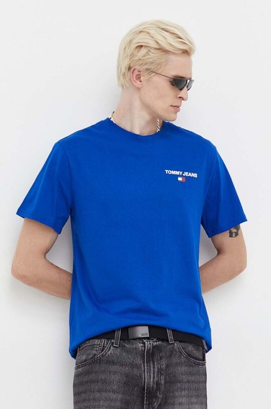 

Хлопковая футболка Tommy Jeans, синий