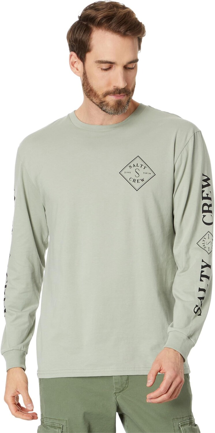 

Футболка Tippet Premium с длинными рукавами Salty Crew, цвет Dusty Sage