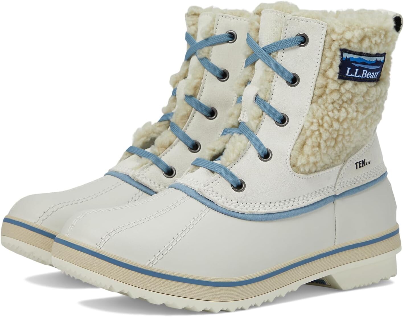 

Зимние ботинки Rangeley Pac Boot Ankle Water Resistant Insulated L.L.Bean, цвет Icicle White/Slate
