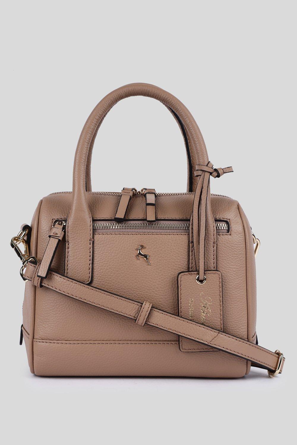 Сумка через плечо 'Moda Siciliana' из натуральной кожи Ashwood Leather, бежевый сумка ashwood leather m 52 tan