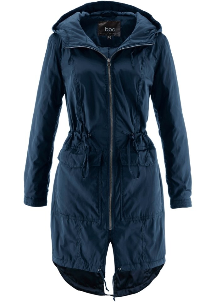 

Пальто на легкой подкладке с кулиской Bpc Bonprix Collection, синий