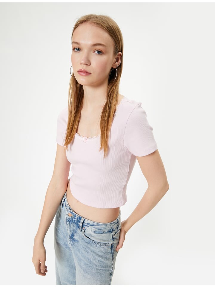 

Футболка KOTON T shirt, розовый