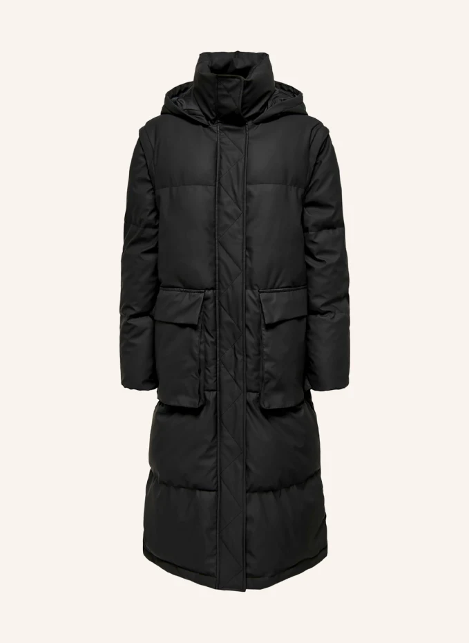 Стеганое пальто 2 в 1 Only, черный
