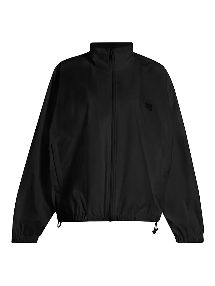 

Спортивная куртка с вышитым логотипом Alexanderwang.T, черный