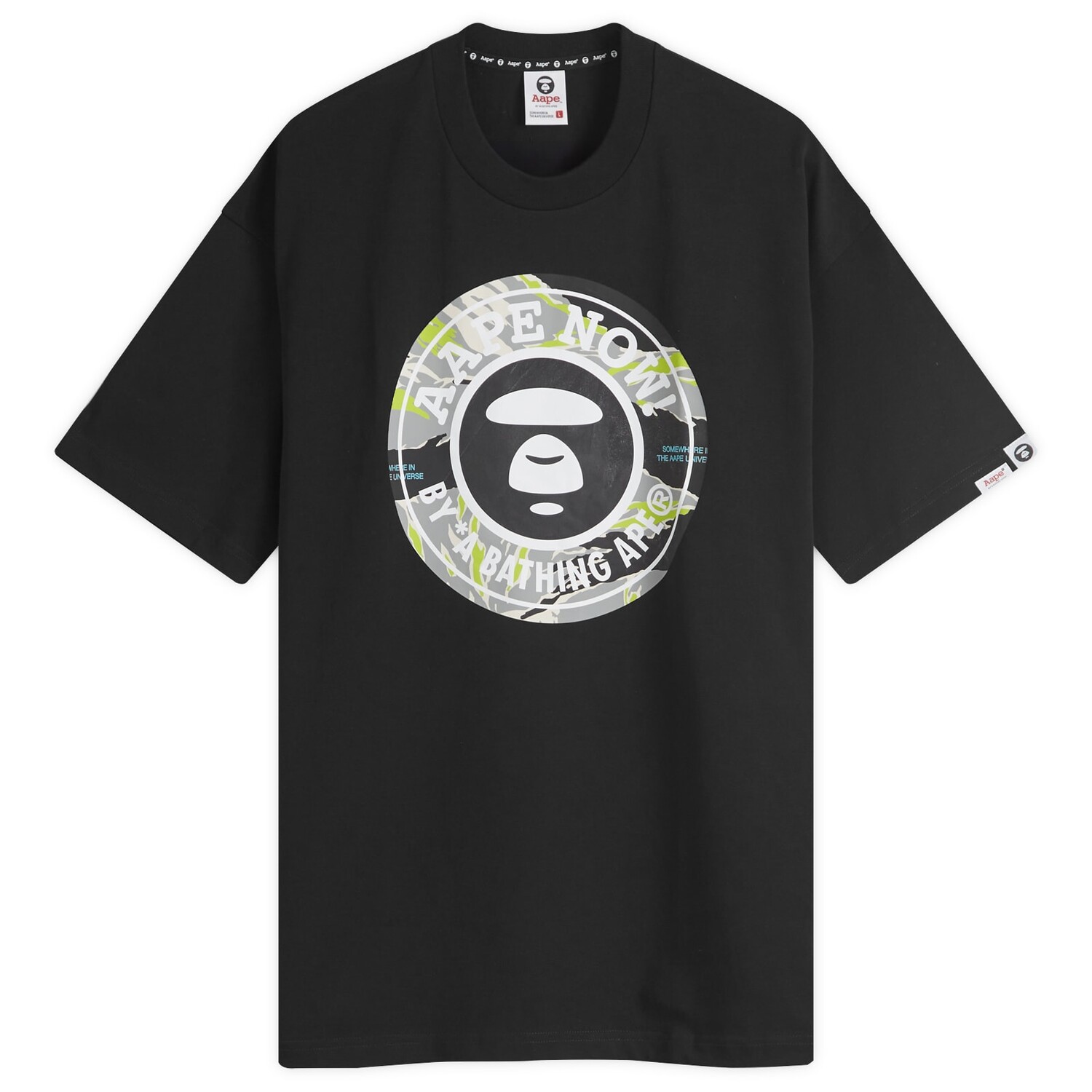 

Футболка Aape Tiger Camo Starbuck T-Shirt, черный