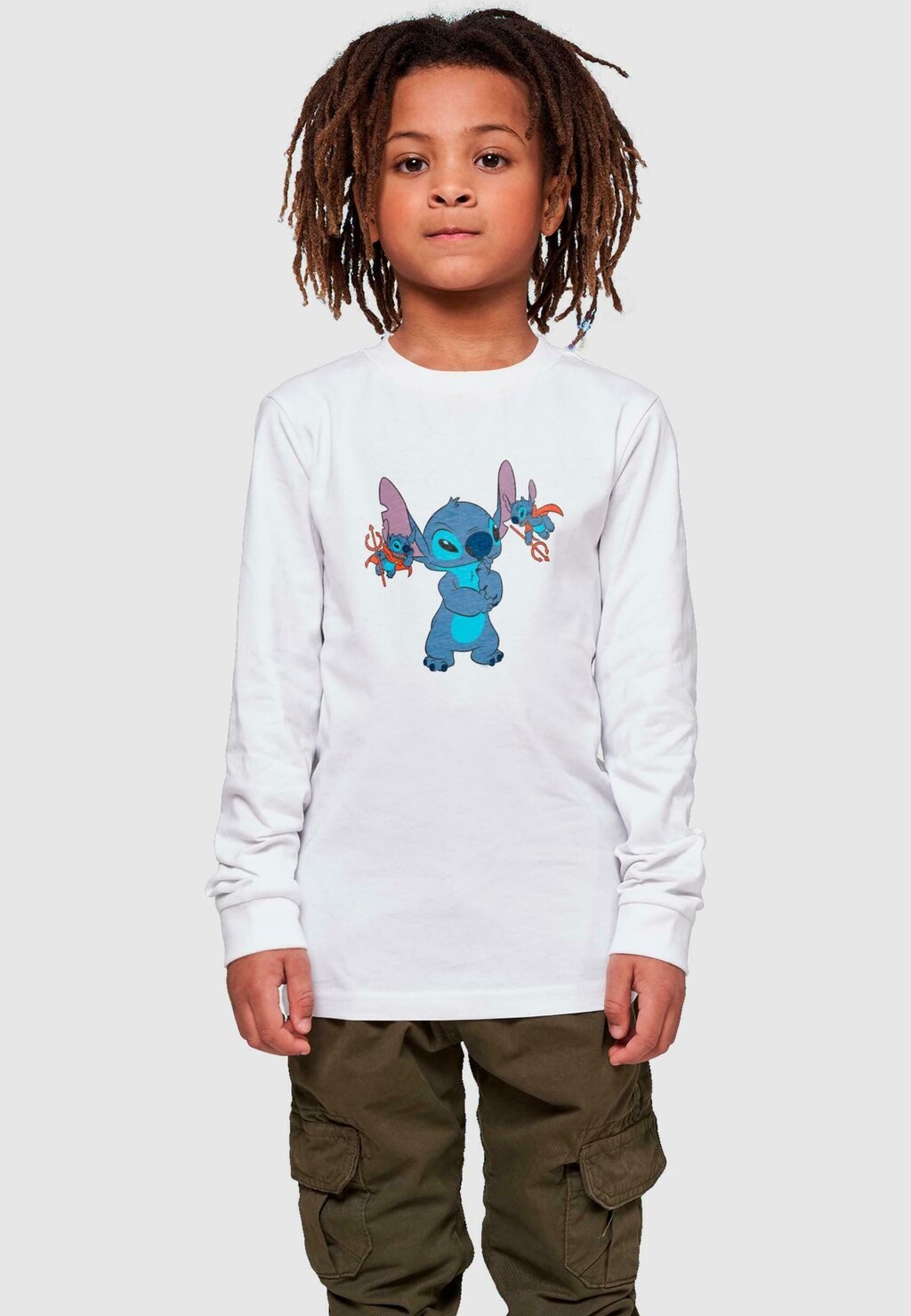 

Топ с длинными рукавами LILO AND STITCH LITTLE DEVILS ABSOLUTE CULT, цвет white