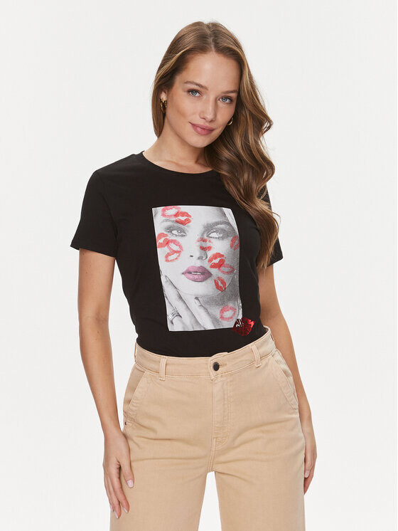 

Футболка стандартного кроя Guess, черный