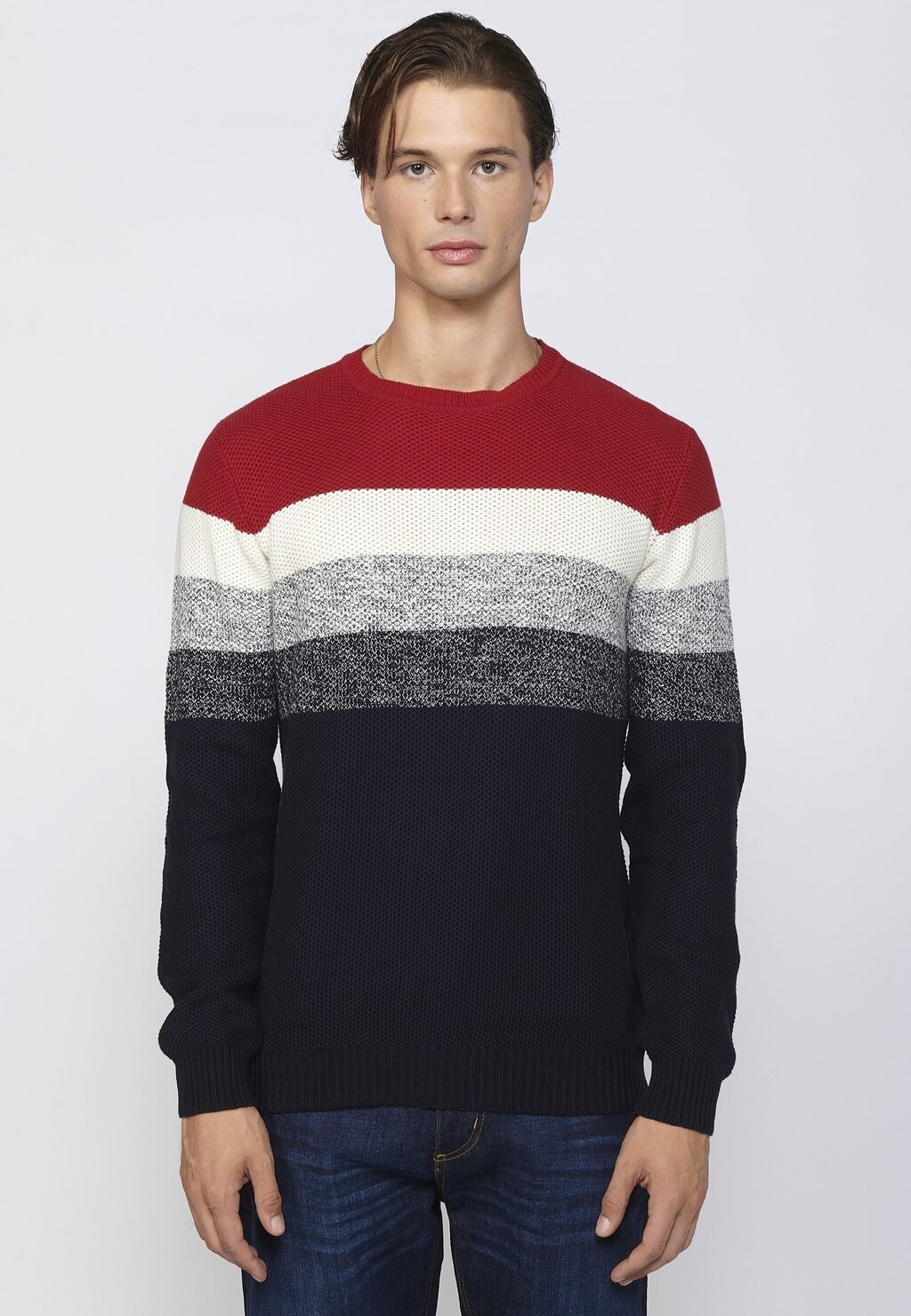 

Вязаный свитер Koroshi, цвет rojo red