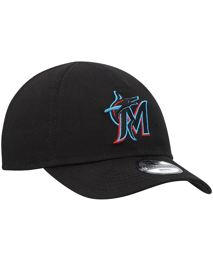 цена Черная шапка Miami Marlins My First 9TWENTY для новорожденных New Era, черный
