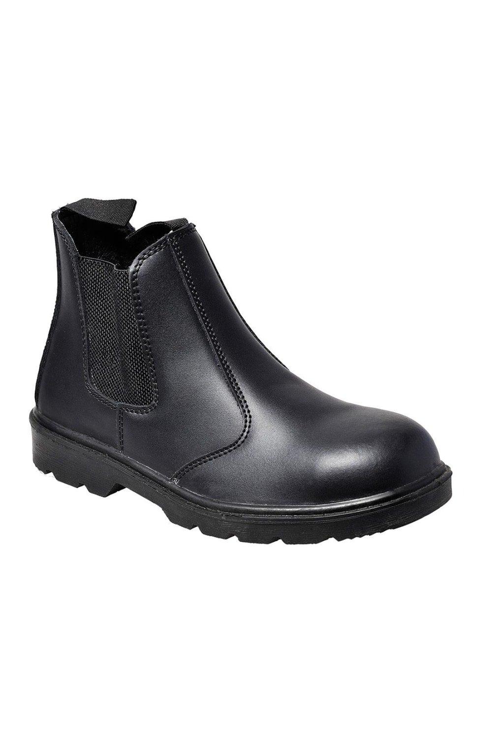 Кожаные защитные ботинки для дилеров Portwest, черный каталог дилеров