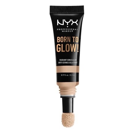 

Born To Glow Radiant Concealer средней степени покрытия Alabaster 02, Nyx Professional Makeup