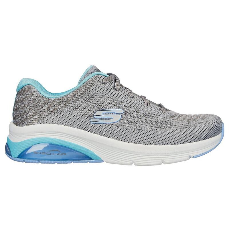 Женские спортивные кроссовки Skechers для ходьбы 149645_GYMN Серый со шнурками