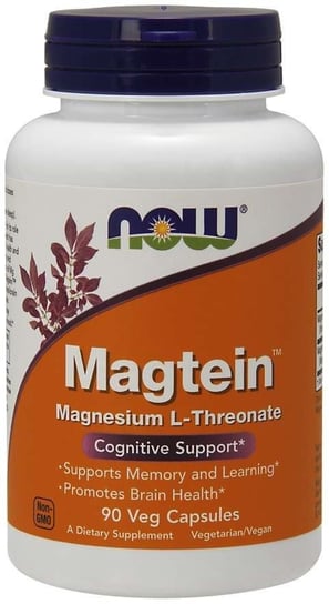 Now Foods, Магтеин Магний L-треонат 90 капсул. - Магния L-треонат