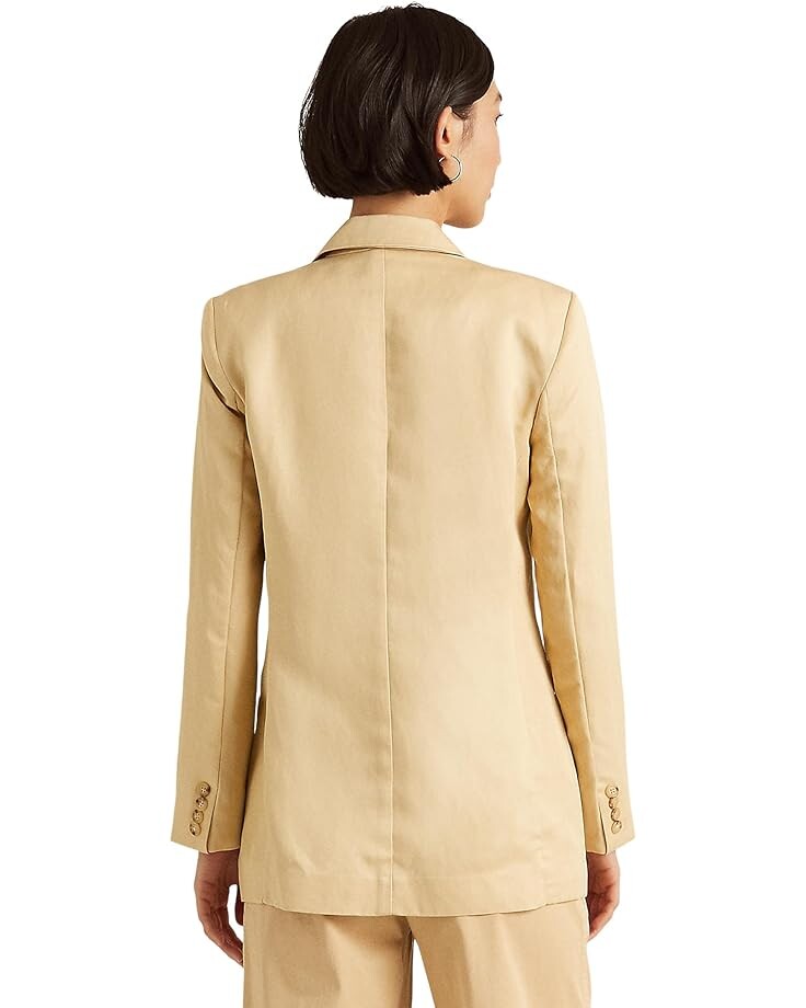 

Блейзер LAUREN Ralph Lauren Double-Breasted Linen Twill Blazer, цвет Pale Parchment