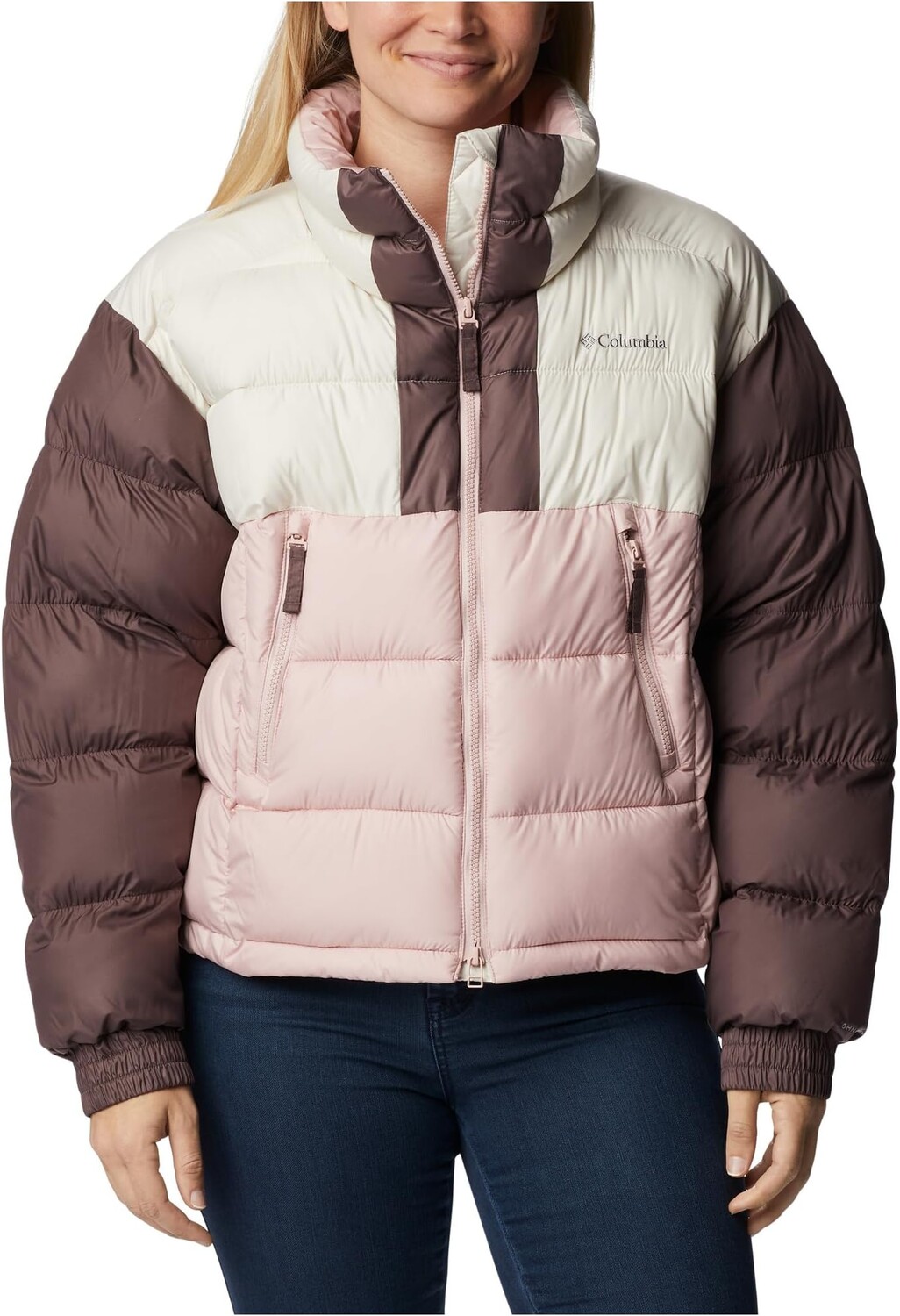 

Укороченная куртка Pike Lake II Columbia, цвет Dusty Pink/Chalk/Basalt