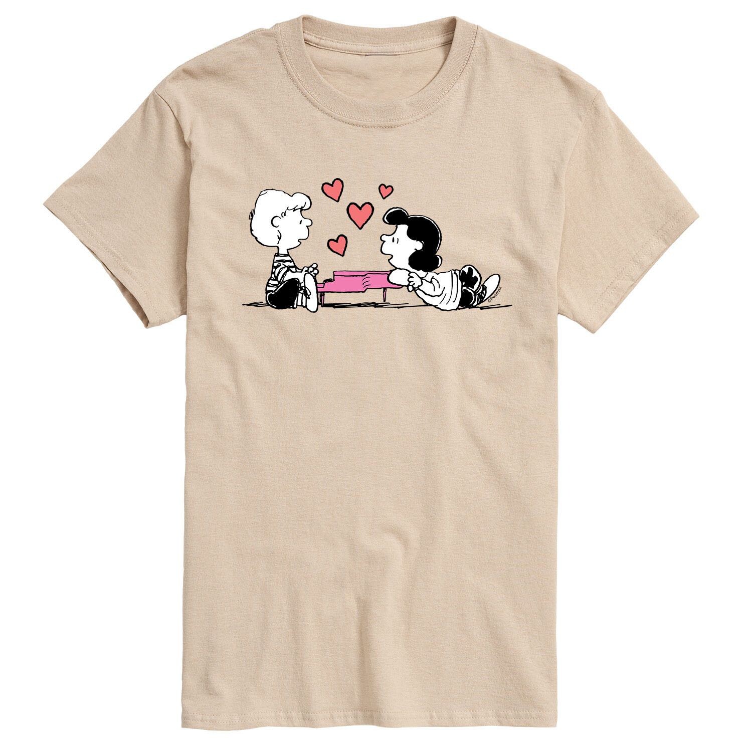 

Мужская футболка Peanuts Lucy Heart Thoughts Licensed Character
