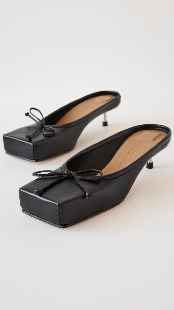 

Туфли Jacquemus Les Mules Basses Ballet, черный