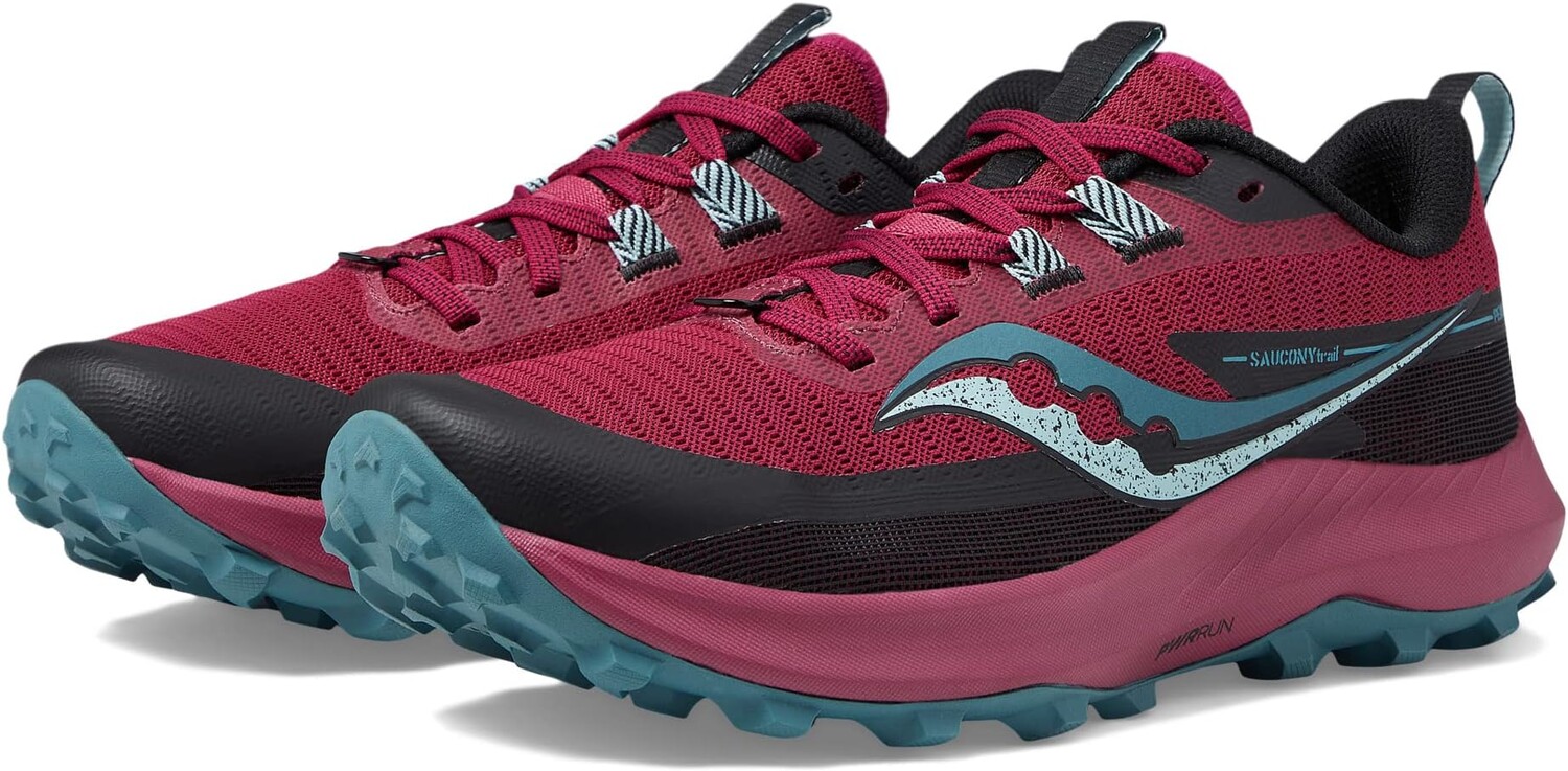 

Кроссовки Peregrine 13 Saucony, цвет Berry/Mineral