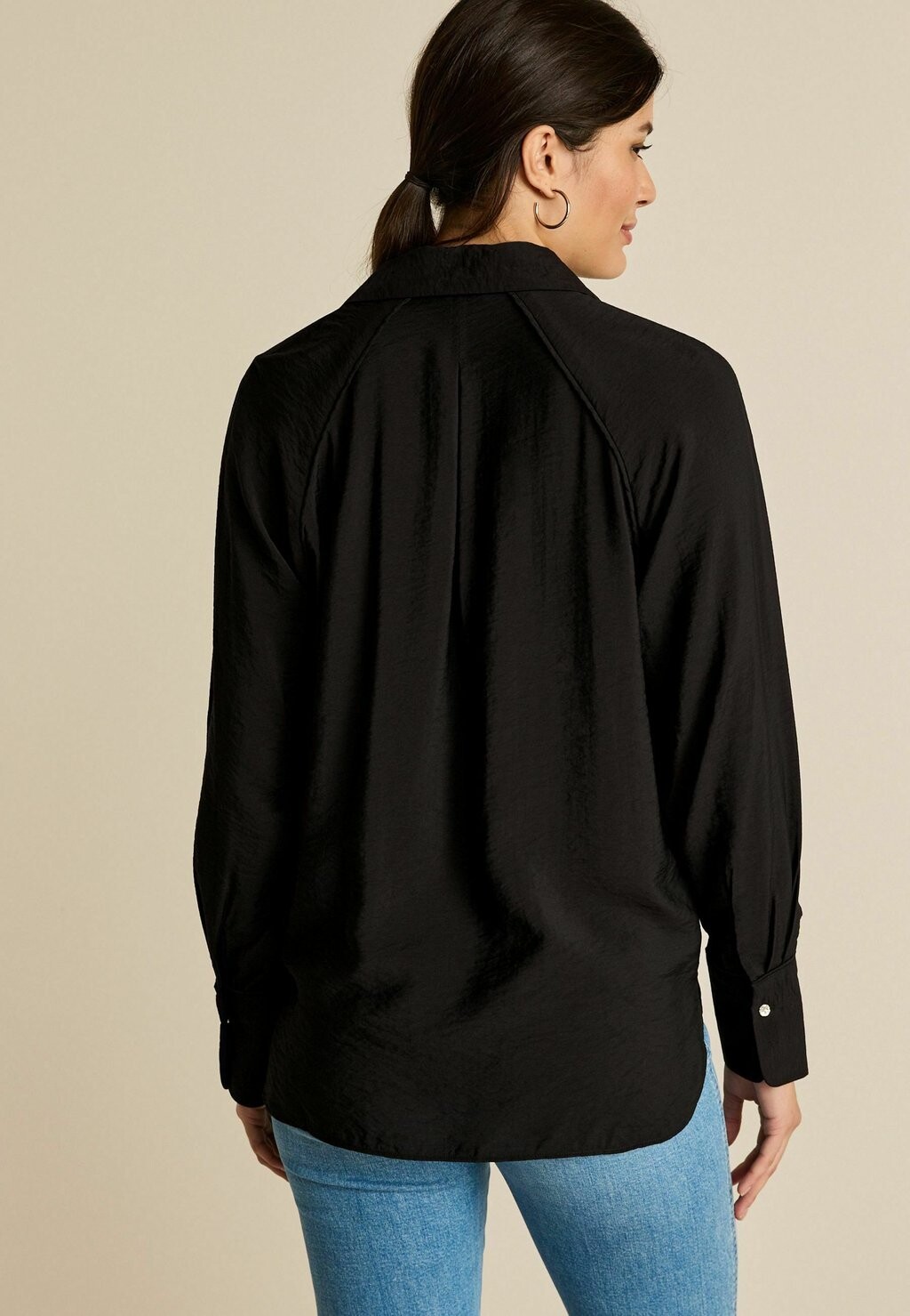 

Блузка-рубашка WITH HARDWEAR BUTTONS Next, цвет black