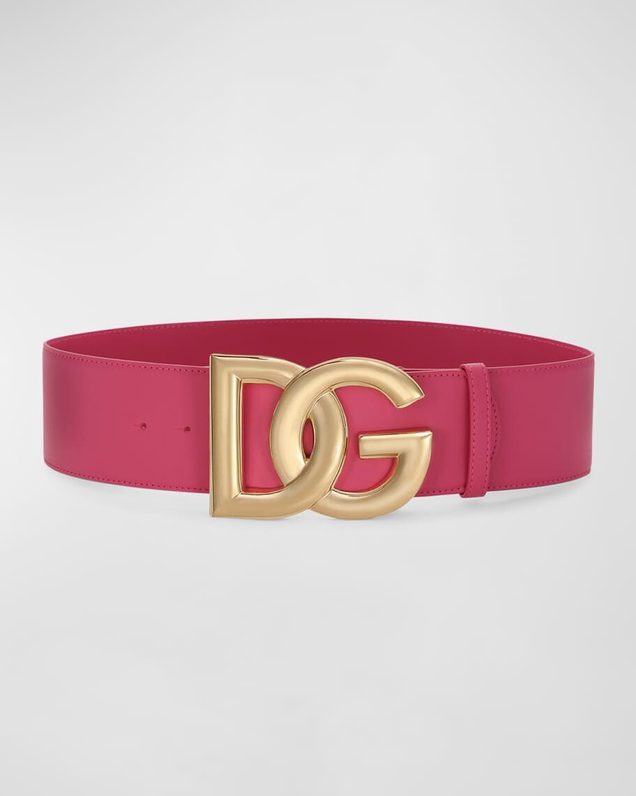 

Широкий кожаный ремень Interlocking DG Dolce&Gabbana