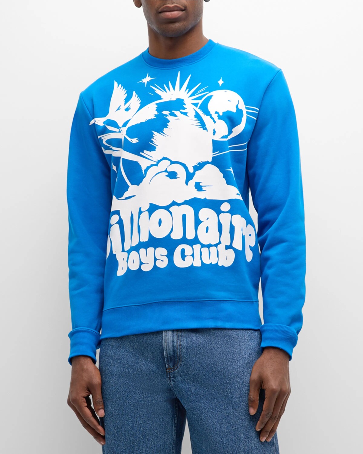 

Мужской свитшот «Спокойствие» Billionaire Boys Club, цвет Sky Diver