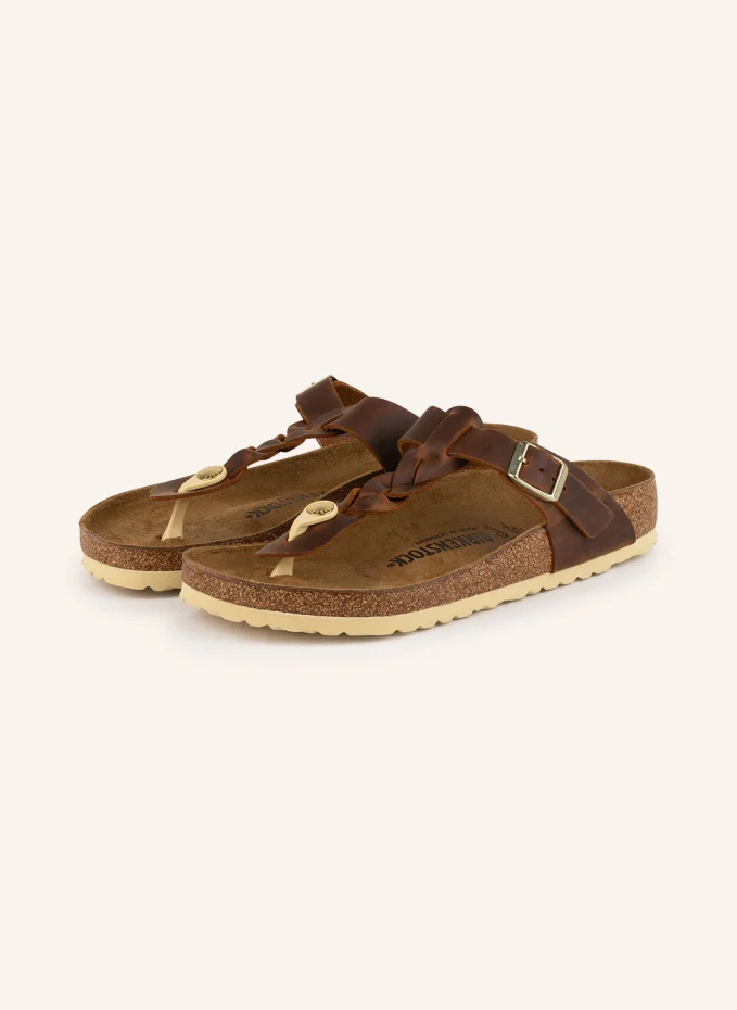 

Босоножки gizeh Birkenstock, коричневый