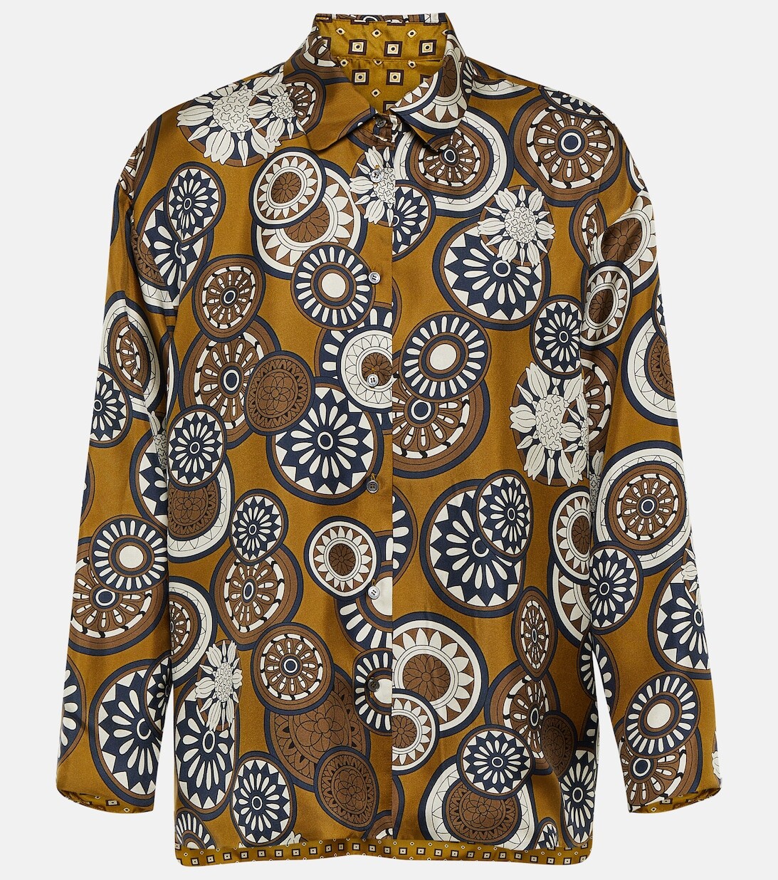

Рубашка Timeshirt из крепдешина с принтом 'S MAX MARA, разноцветный