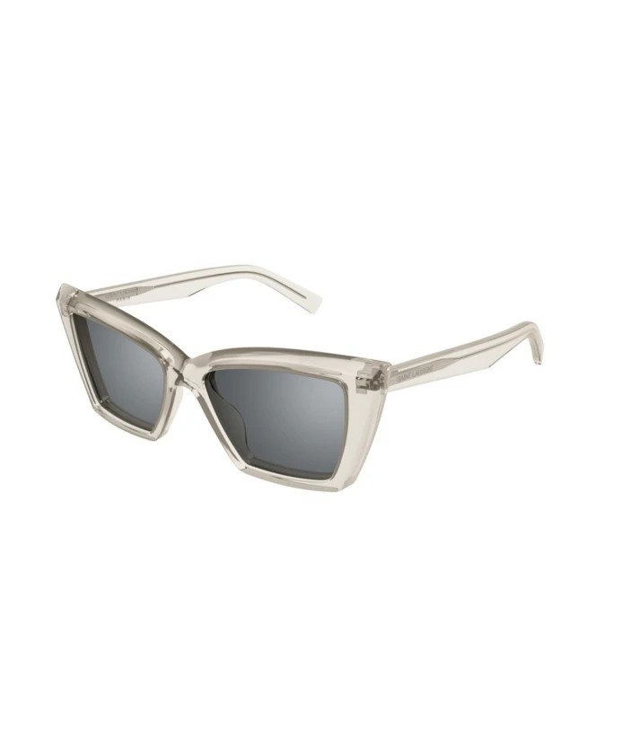 

Бежево Серебряные солнцезащитные очки sl 657 Saint Laurent, бежевый