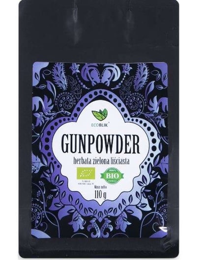 Чай GUNPOWDER Ecoblik, органический зеленый листовой 110 г чай зеленый листовой golden ceylon elite gunpowder steuarts 200 г