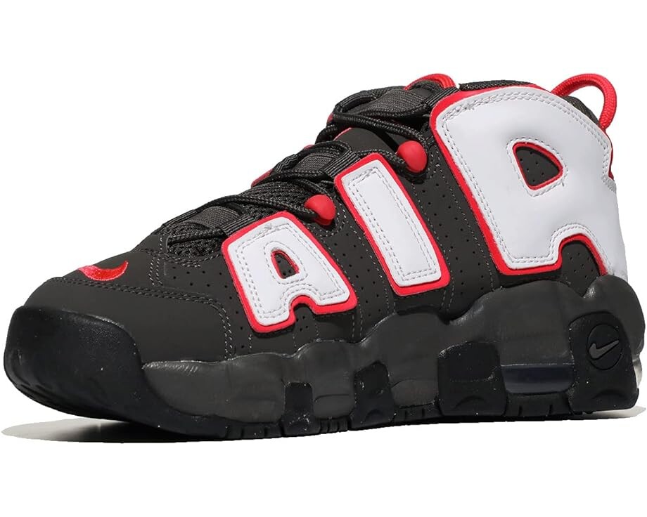 

Кроссовки Nike Air More Uptempo, цвет Medium Ash/White/Black/Siren Red