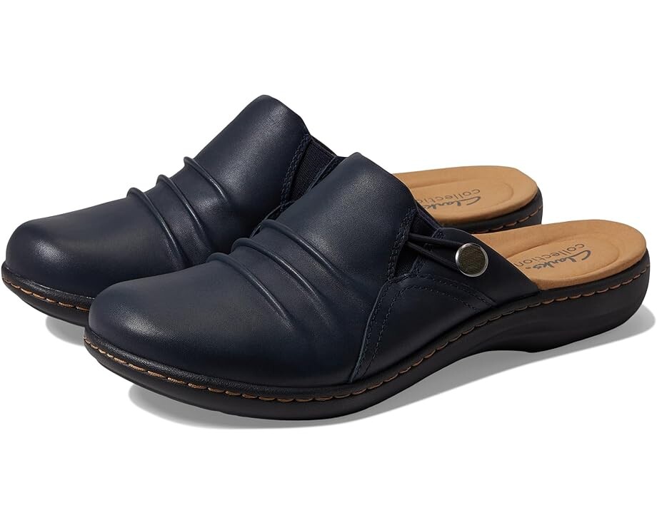 Лоферы Clarks Laurieann Bay, цвет Navy Leather