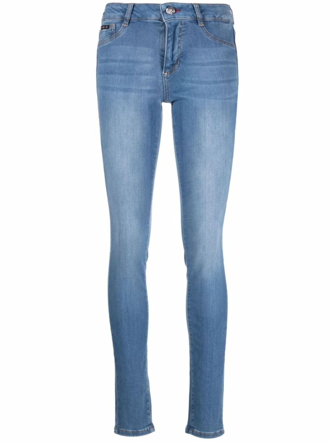 

Джинсовые легинсы Philipp Plein, синий
