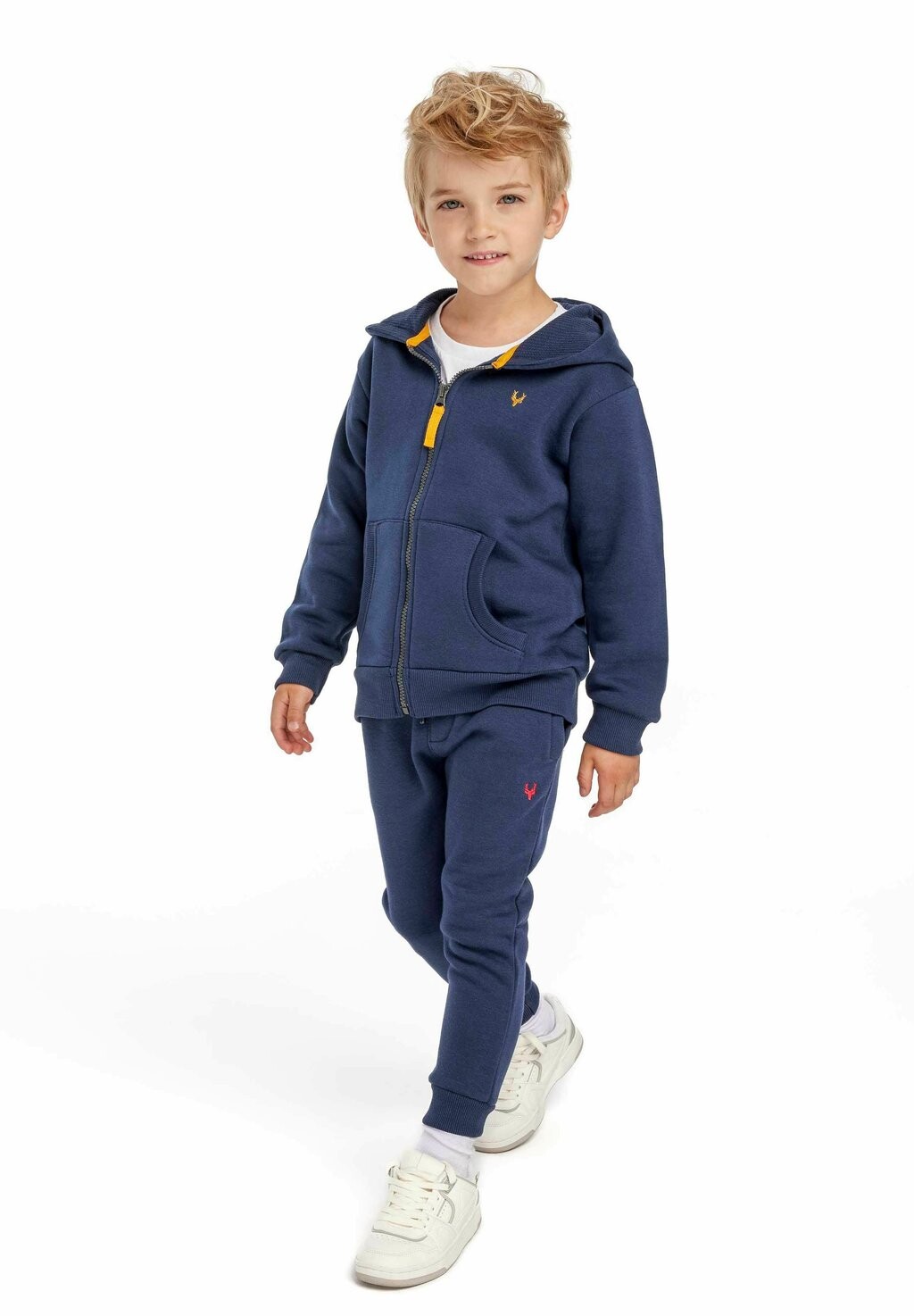 

Толстовка на молнии ZIP THROUGH HOODIE MINOTI, темно-синий