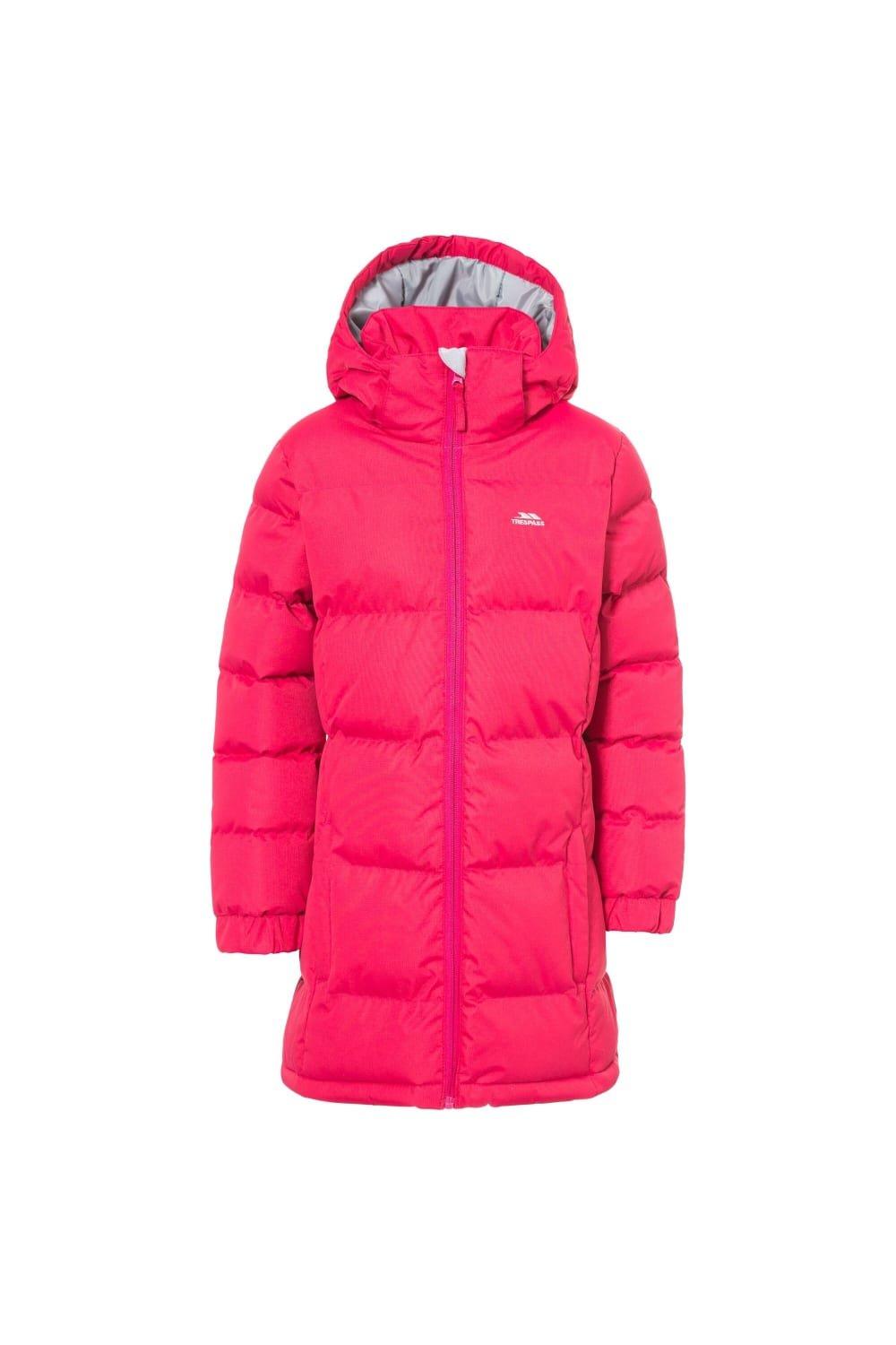 Стеганое пальто Tiffy Trespass, розовый куртка утепленная для девочек demix бежевый