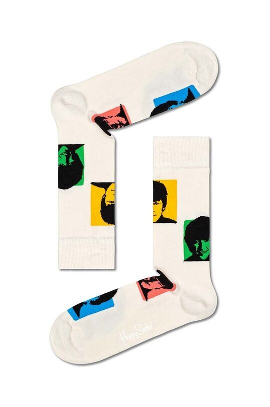 

Носки Битлз Happy Socks, белый