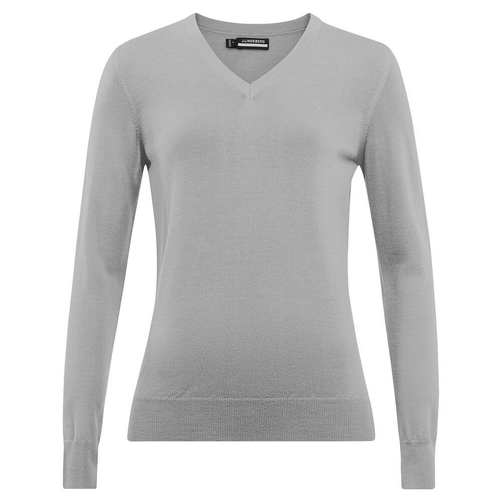 

Свитер J.lindeberg Amaya Knitted Woman V Neck, серый