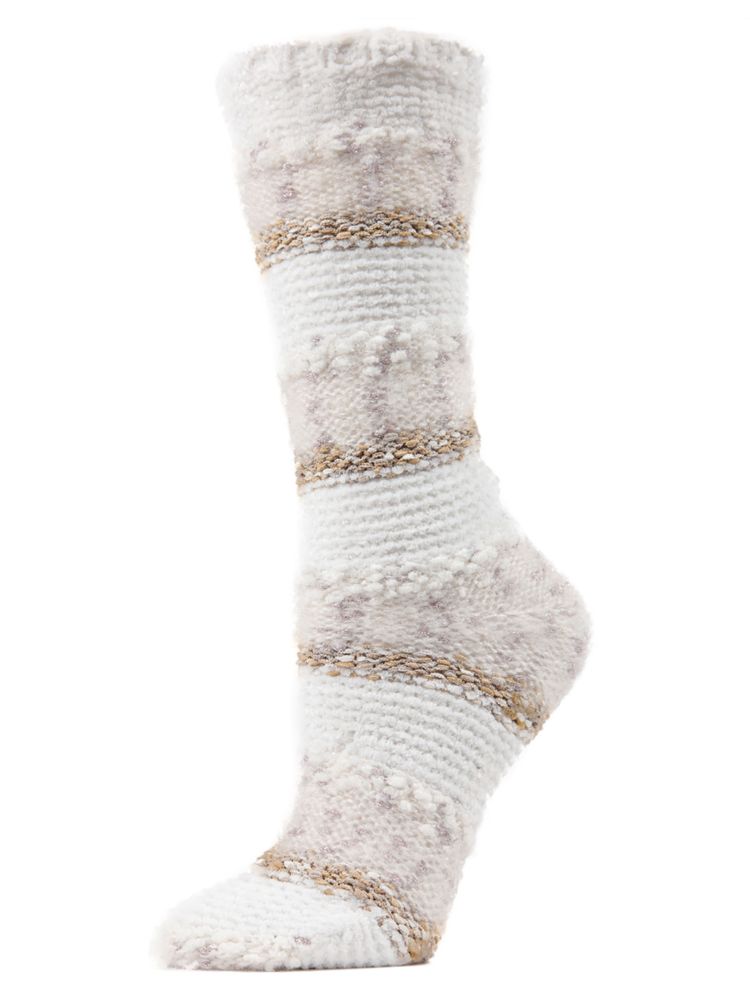 Текстурированные носки из нескольких нитей Memoi, слоновая кость
