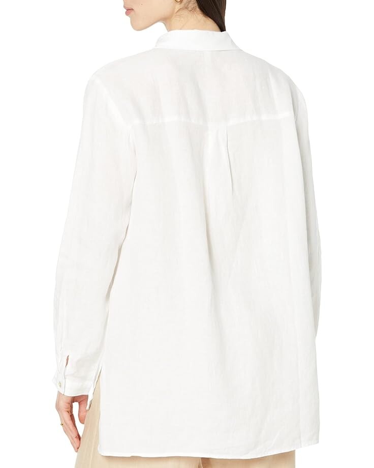 

Рубашка Eileen Fisher Classic Collar Shirt, белый