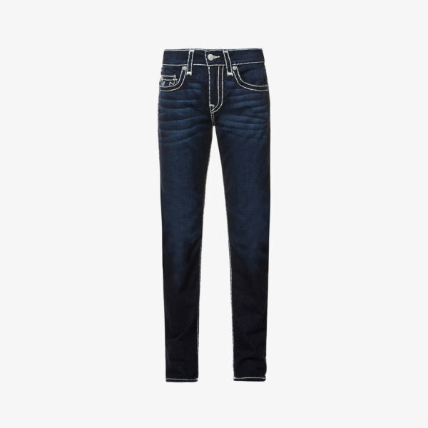 

Джинсы Rocco скинни из эластичного денима True Religion, цвет murky tide