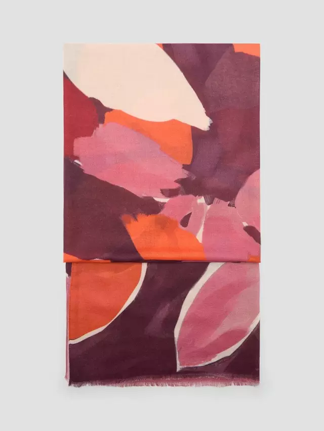 

Шарф Mango Lili Abstract Floral, разноцветный