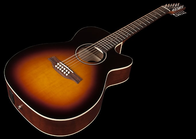 Акустическая гитара Seagull S12 CH CW Spruce Sunburst Acoustic/Electric Guitar силиконовый чехол на vivo s12 довольный корги для виво с12
