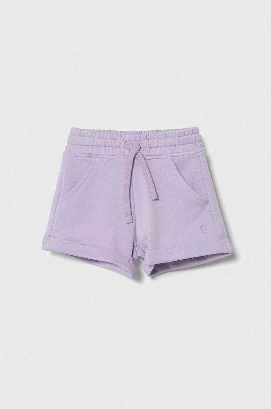 

Детские шерстяные шорты United Colors of Benetton, фиолетовый