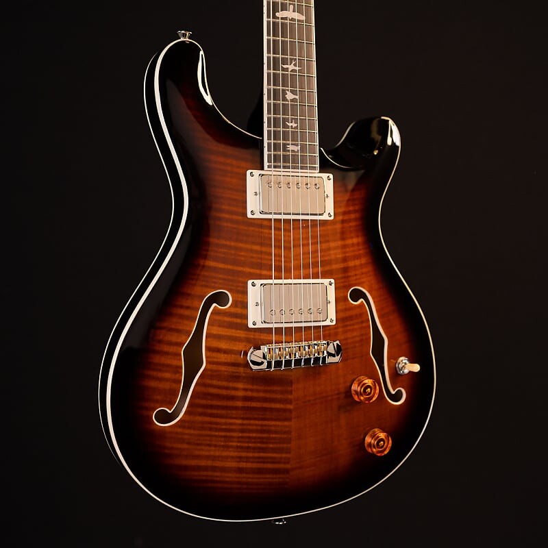 

Электрогитара PRS SE Hollowbody II - Black Gold Burst #0326