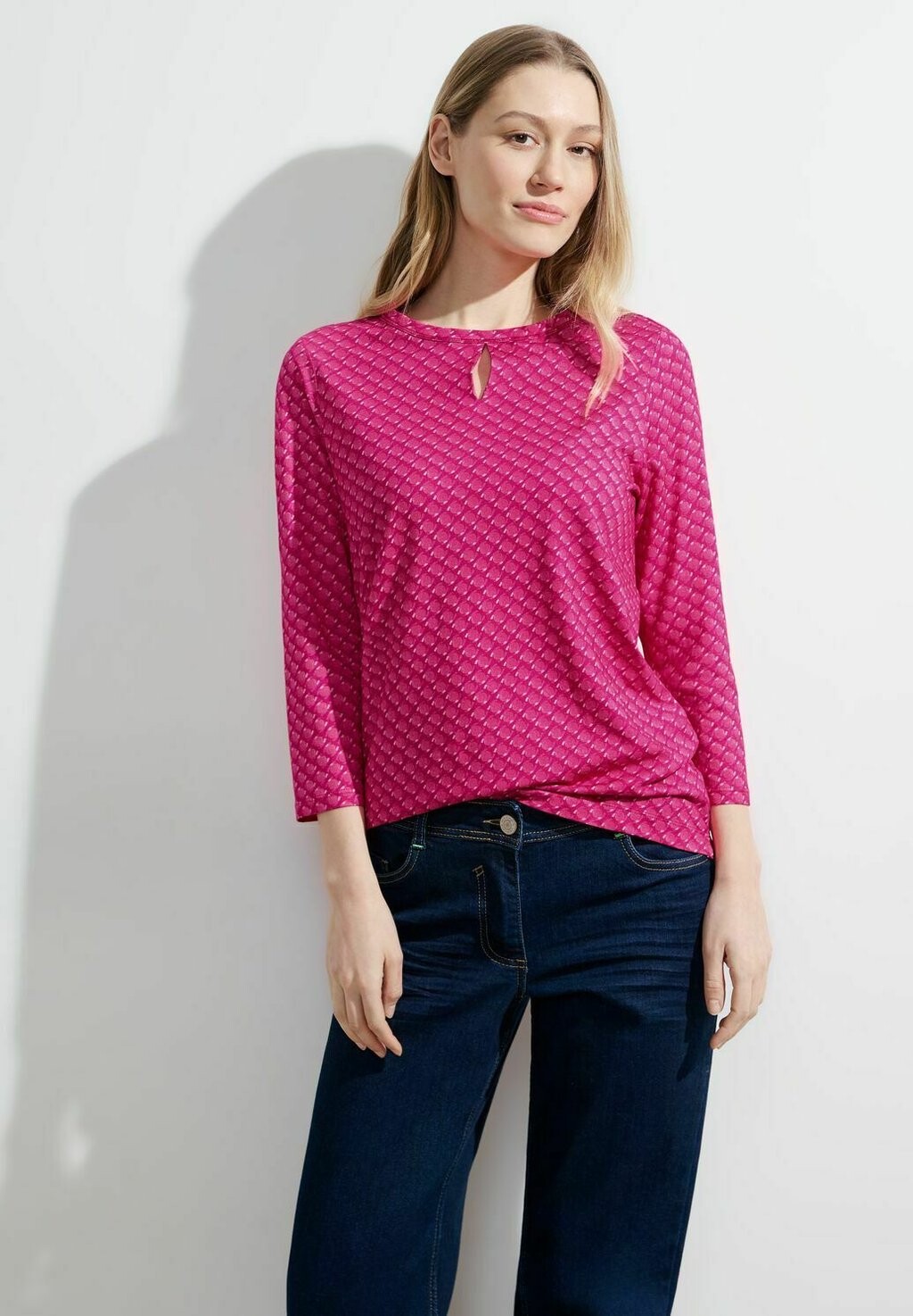 

Рубашка с длинным рукавом MIT PUNKTE PRINT Cecil, цвет pink