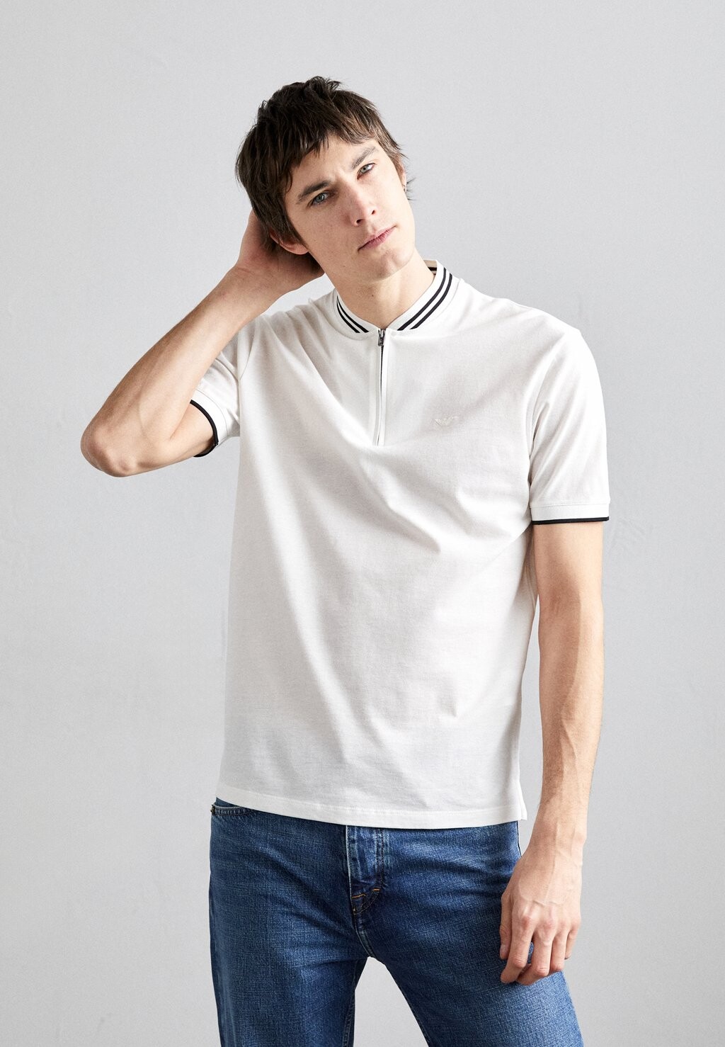 

Рубашка поло Emporio Armani, белый
