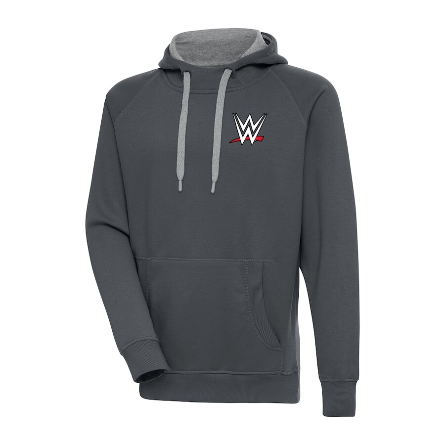 

Пуловер с капюшоном Antigua Wwe Merchandise, угольный